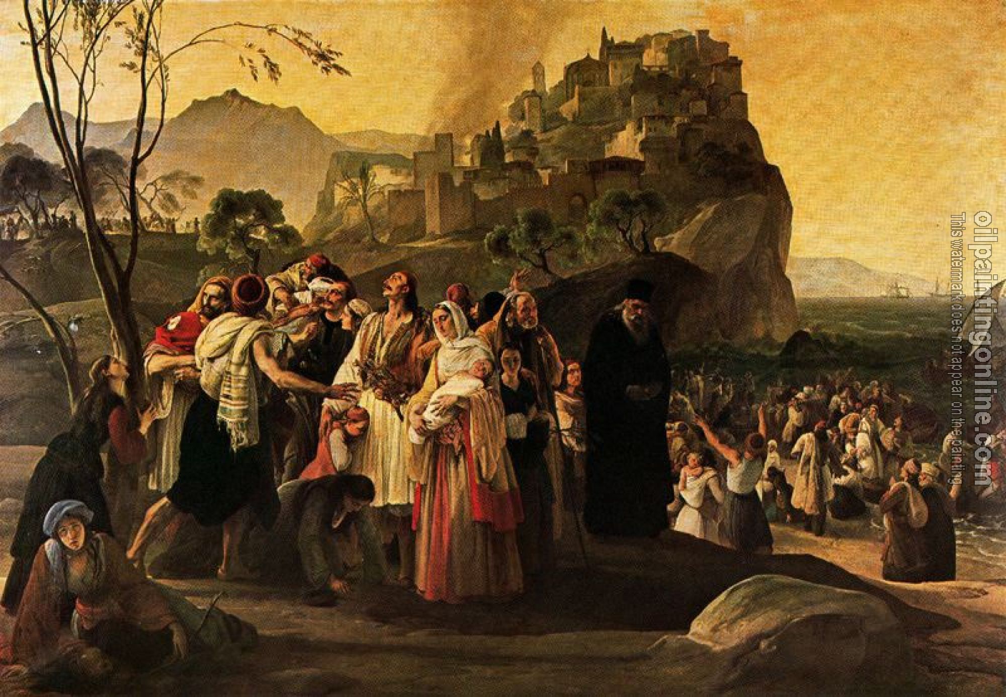 Francesco Hayez - The Refugees from Parga